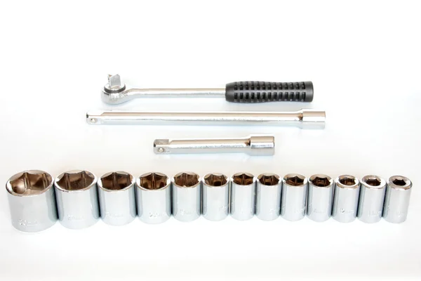 Socket wrench set — Stock Photo, Image