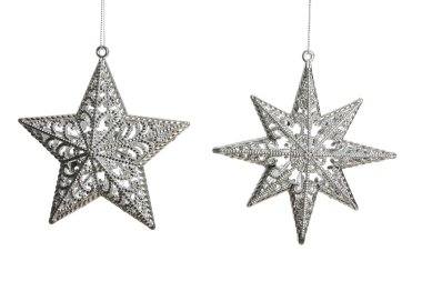 Silver stars clipart