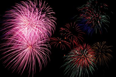 Fireworks display clipart