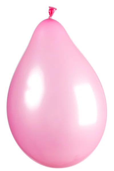 Pink balloon on white — Stock Photo, Image