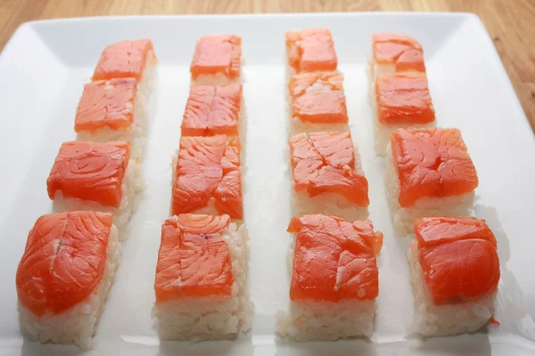 Sushi di salmone — Foto Stock
