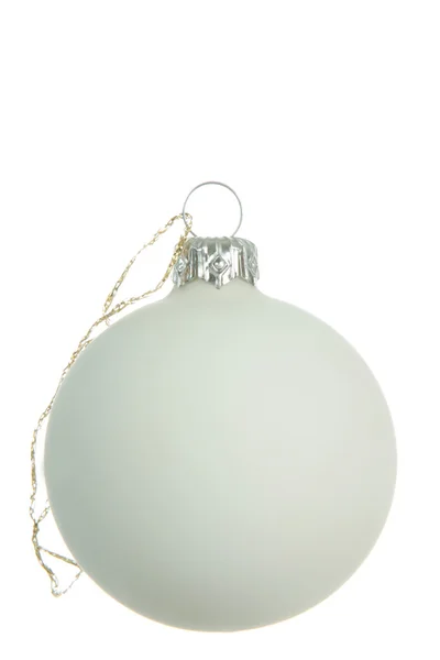 Bola blanca de Navidad —  Fotos de Stock