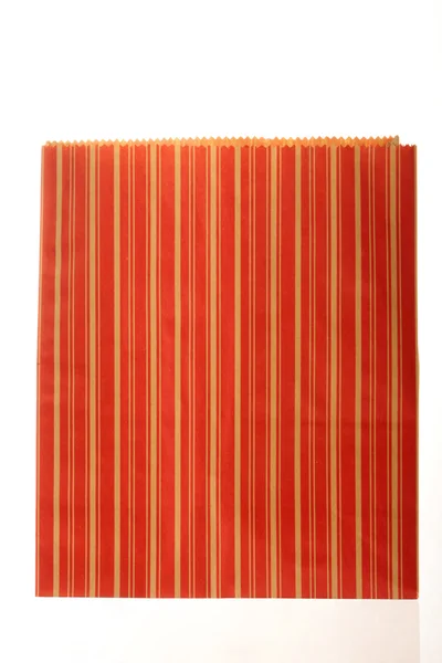 Torba papierowa czerwona — Zdjęcie stockowe