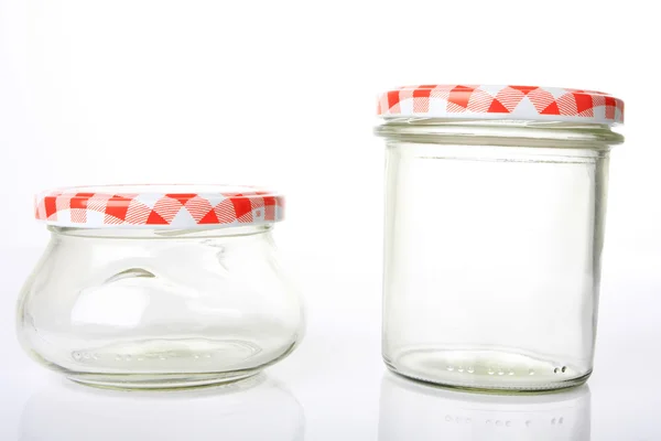 Empty jars — Stock Photo, Image