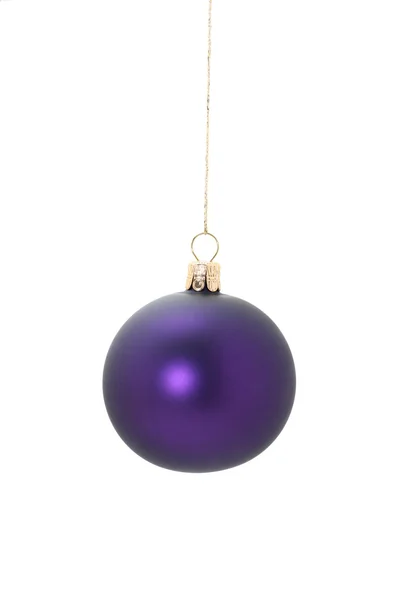 Violett christmas ball — Stockfoto
