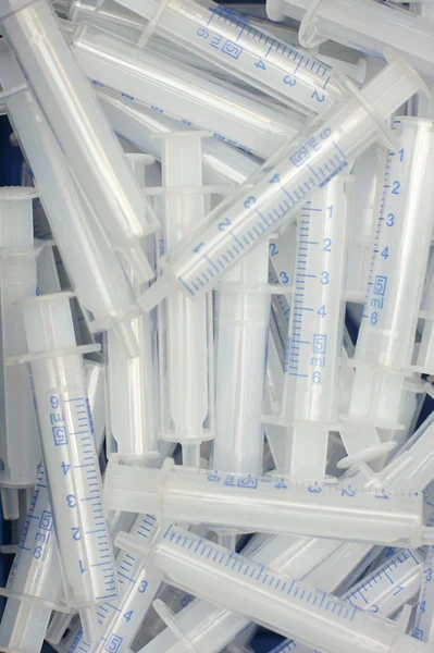Syringe background — Stock Photo, Image