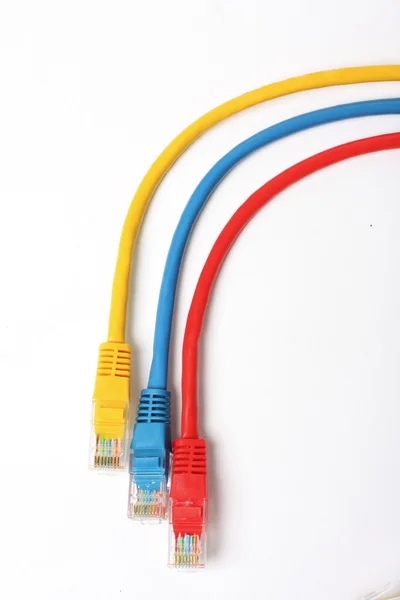 Радужные кабели — стоковое фото