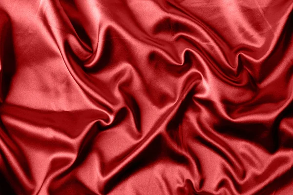 Elegante fondo de raso rojo — Stockfoto