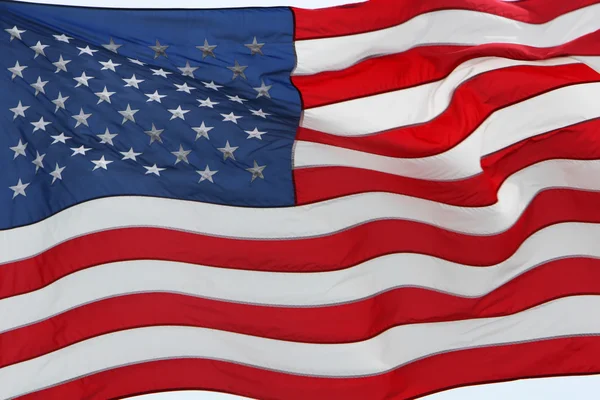 Την αμερικανική σημαία — Φωτογραφία Αρχείου
