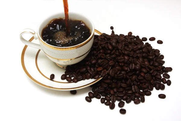 Freshly brewed coffee — Stock Photo, Image