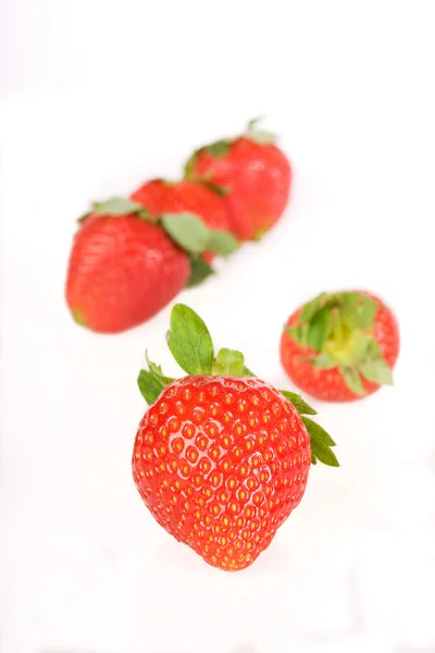 Strawberry over white — Stock Photo, Image