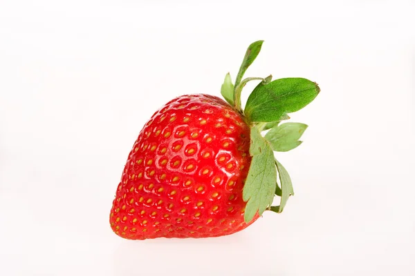 흰색 위에 딸기 — 스톡 사진