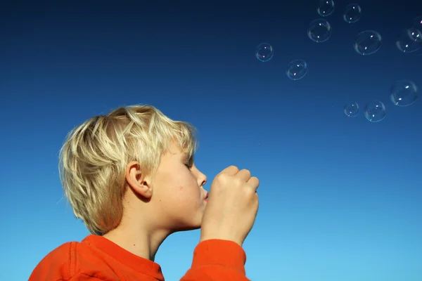 Bubble boy Royalty Free Stock Images
