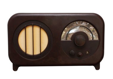 Eski model radyo.