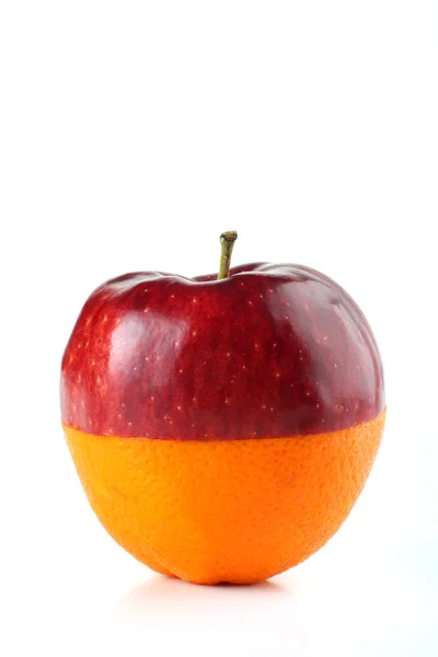 Laranja de maçã — Fotografia de Stock