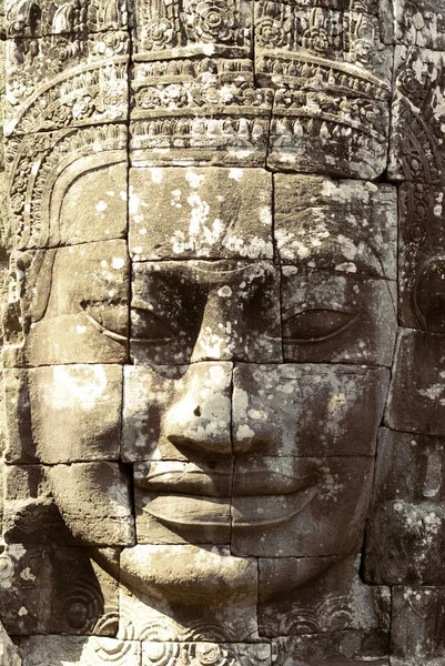 Stone face of Bayon — Stock Photo, Image