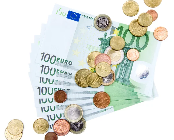 Євро гроші — стокове фото