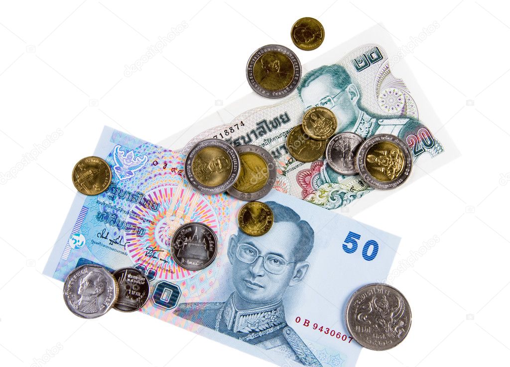 Thai currency cash