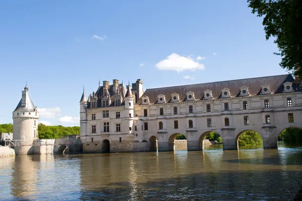 Visa av chateau de chenonceau — Stockfoto