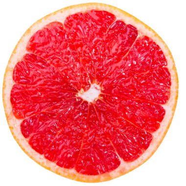 Grapefruit slice clipart