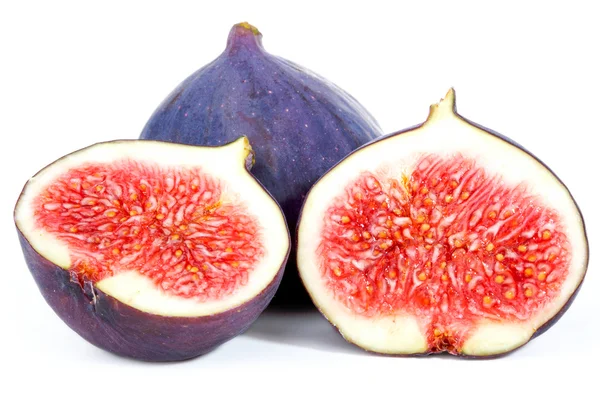 Fig with halves — Stock Photo, Image