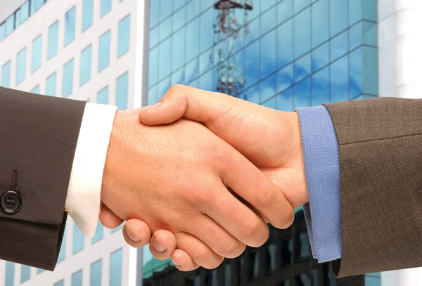 Obchodní handshake. — Stock fotografie