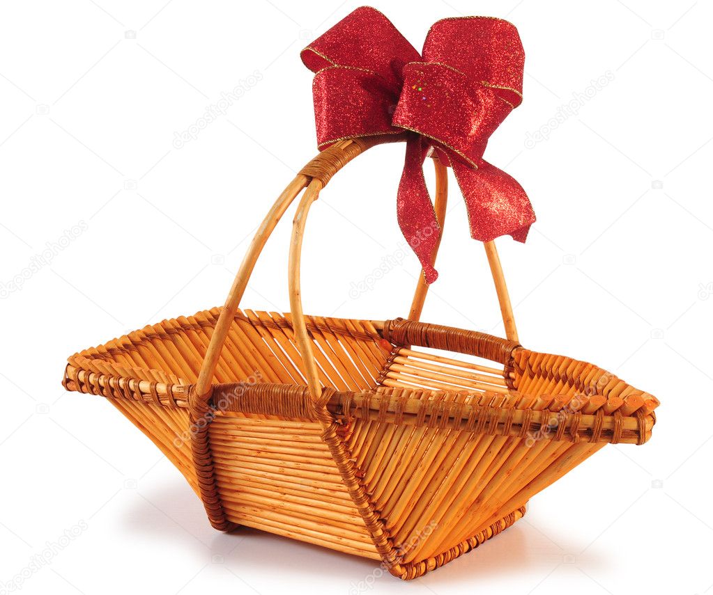 Empty basket. Isolated. — Stock Photo © karammiri 2175119