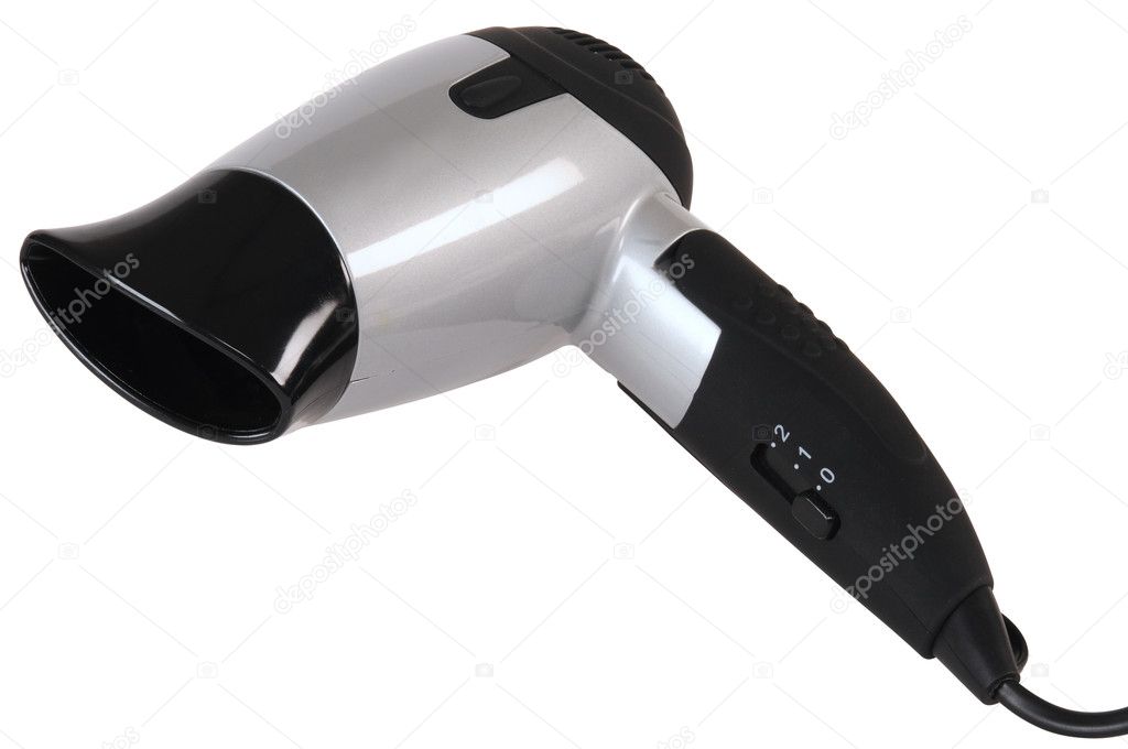 Hairdryer. Isolated