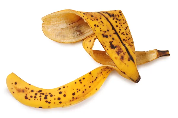Banana peel. Isolated. — Stock Photo, Image