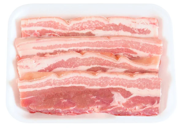 Verpakking te bewaren vlees. geïsoleerd — Stockfoto