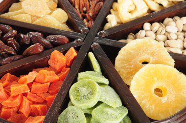 Dry fruits. clipart