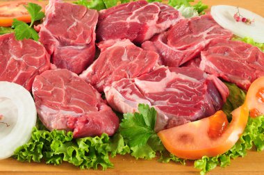 Raw meat. clipart