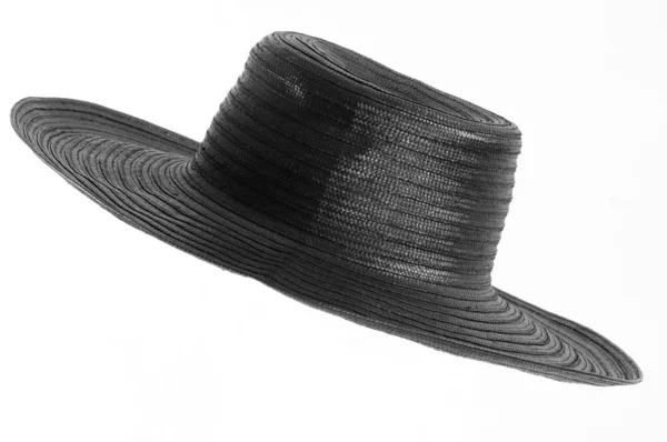 Солом'яному капелюсі . — стокове фото