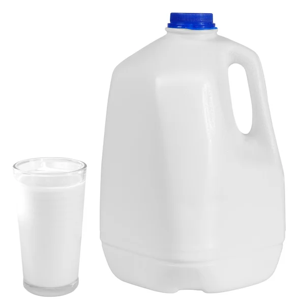 Melk. geïsoleerd — Stockfoto