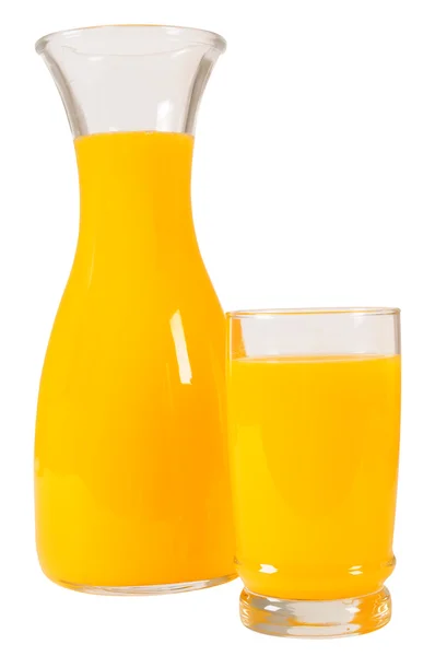 Du jus d'orange. Isolé — Photo