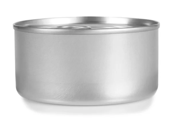A lata de lata. Isolados — Fotografia de Stock