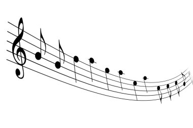 Musical notation clipart