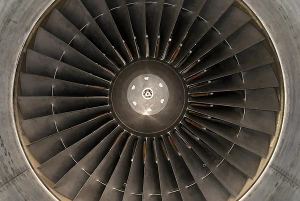 Airplane turbine — Stock Photo, Image