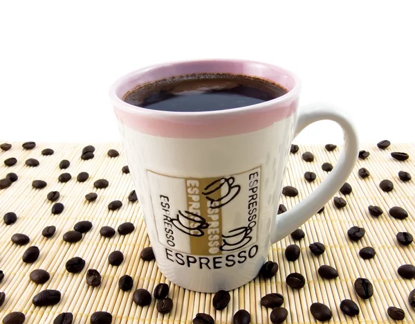 Šálek voňavé kávy — Stock fotografie
