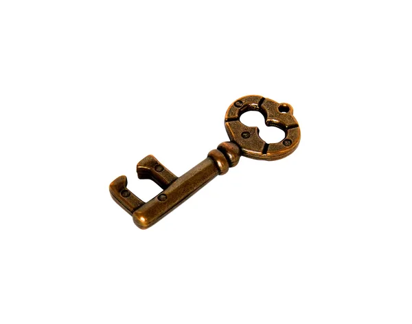 Alter metallischer Schlüssel — Stockfoto