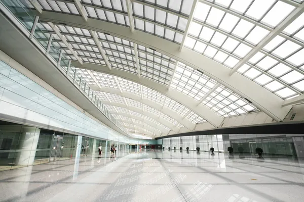 Halle des Flughafen-Bahnhofs Peking t3 — Stockfoto
