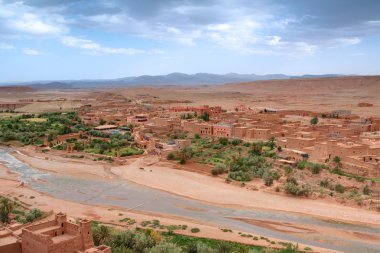 View from Casbah Ait Benhaddou clipart