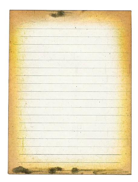 Dirty lined paper — Stock Photo, Image