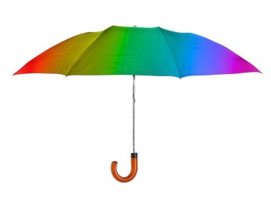 Multicolored umbrella clipart