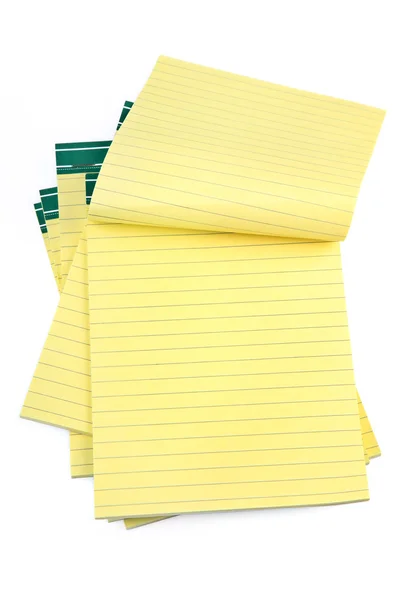 Cadernos de papel forrado — Fotografia de Stock