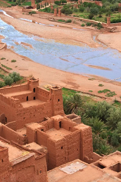 Vista de um casbah marroquino — Fotografia de Stock