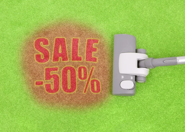Half price sale concept — Stock Photo, Image
