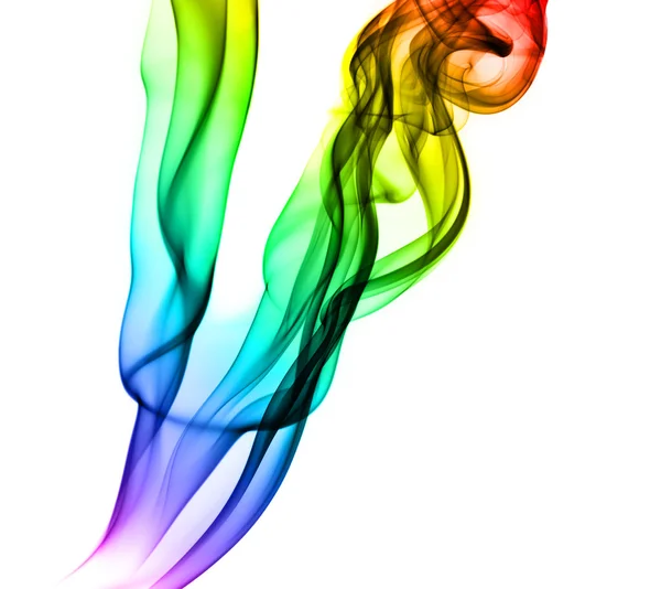 Formação de fumaça multicolorida — Fotografia de Stock