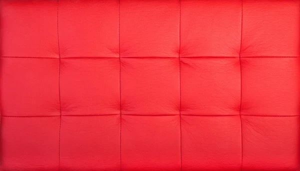 Rotes gestepptes Leder — Stockfoto