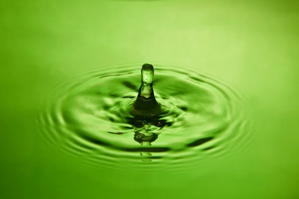 Splash in green — Stock Photo, Image